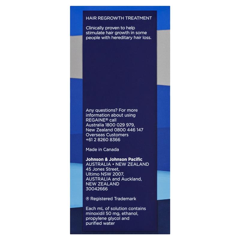 Regaine Men's Extra Strength Minoxidil Hair Regrowth Treatment 4 x 60mL