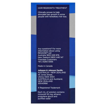 Regaine Men's Extra Strength Minoxidil Hair Regrowth Treatment 4 x 60mL