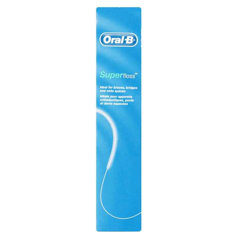 Oral B Superfloss Dental Floss Pre-Cut Strands 50 pack