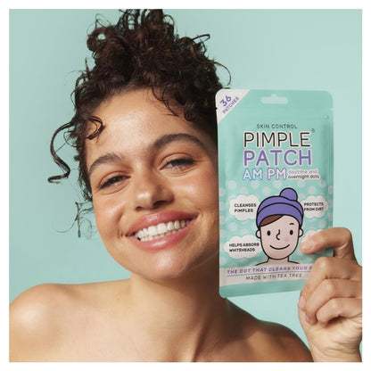 Skin Control Pimple Patches AM & PM Daytime and Night time dots 36 Patches