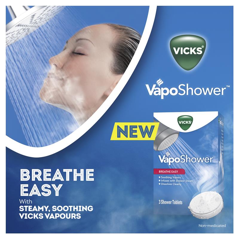 Vicks VapoShower 5 Pack