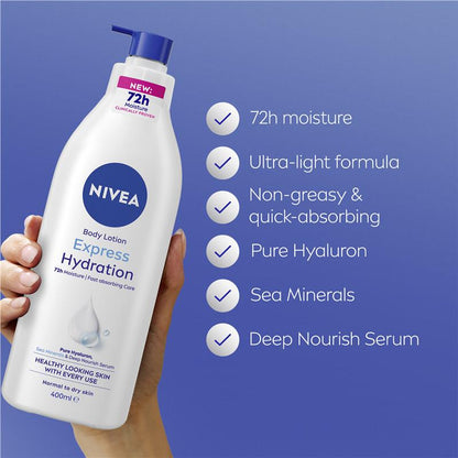 NIVEA Express Hydration Body Lotion 400ml