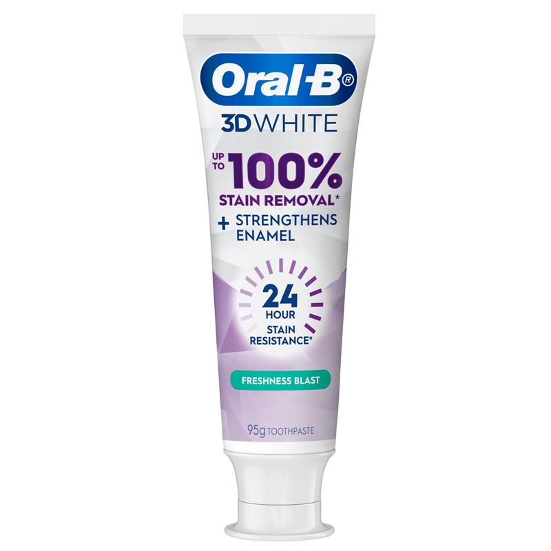 Oral B Toothpaste 3D White Lasting Freshness Blast 95g