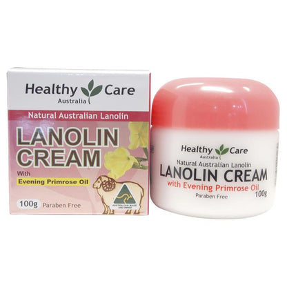 Healthy Care Lanolin Cream With Evening Primrose Oil 100g