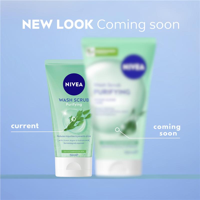 NIVEA Daily Essentials Purifying Face Wash & Scrub 150ml