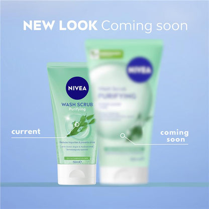 NIVEA Daily Essentials Purifying Face Wash & Scrub 150ml
