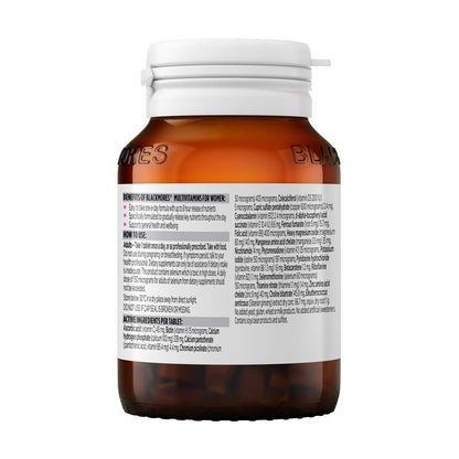 Blackmores Multivitamin For Women Sustained Release 60 Tablets