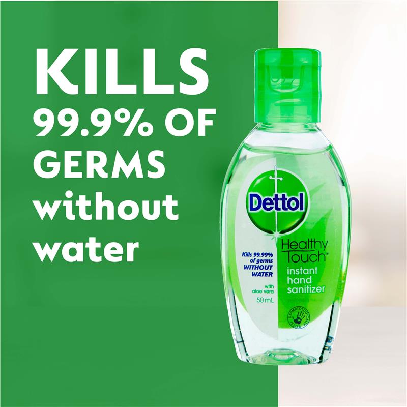 Dettol Refresh Liquid Hand Sanisiter 50mL Healthy Touch Antibacterial - GimmeNow