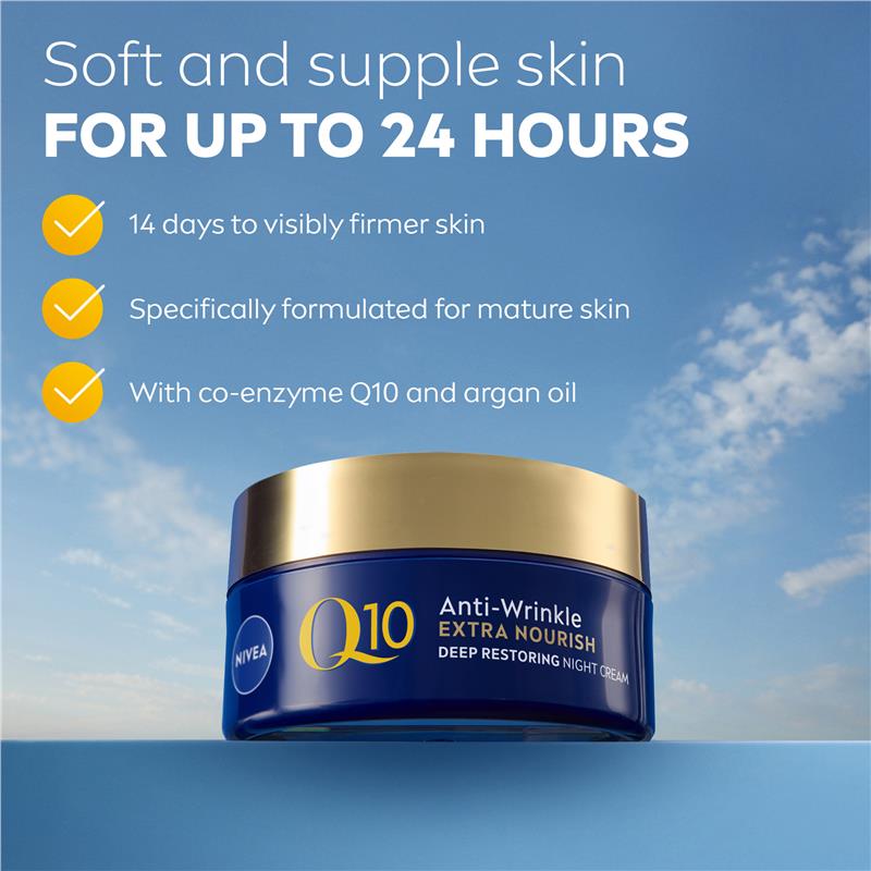 NIVEA Q10 Anti-Wrinkle Mature Night Cream 50ml
