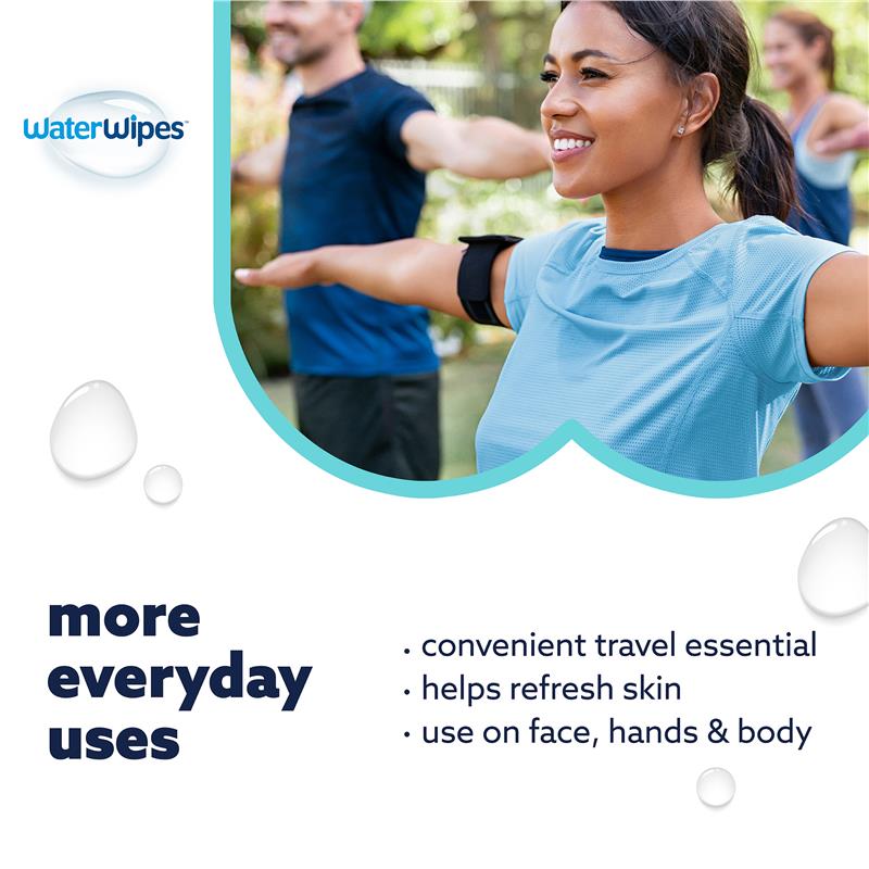 WaterWipes On The Go Sensitive Wipes 10 Pack