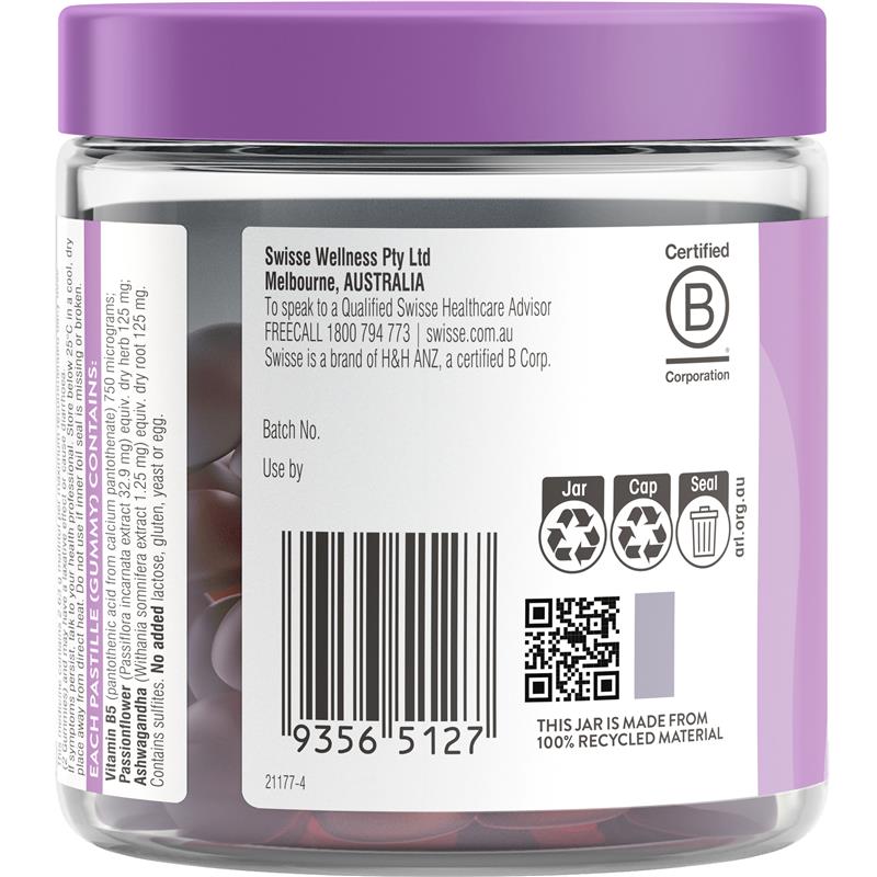 Swisse Calm And Sleep Gummies 60 Pack - GimmeNow