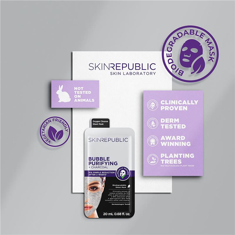 Skin Republic Bubble Purifying Charcoal Face Mask - GimmeNow