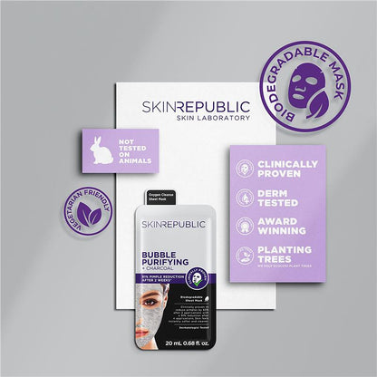 Skin Republic Bubble Purifying Charcoal Face Mask - GimmeNow