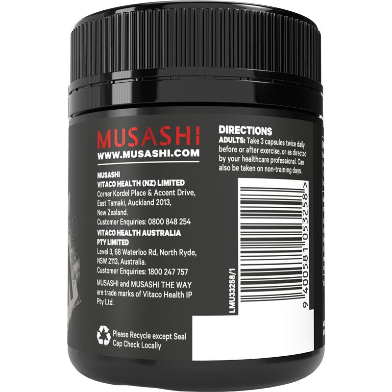 Musashi Creatine 120 Capsules
