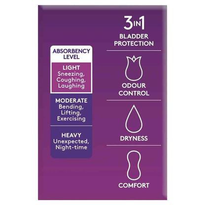 Poise Liners Light 18 Pack