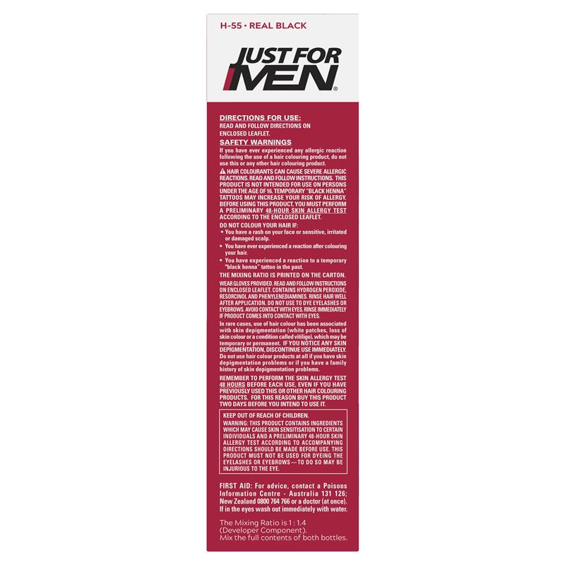 Just for Men Hair Colour Real Black - GimmeNow