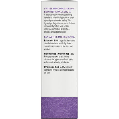Swisse Skincare Niacinamide 10% Skin Renewal Serum 30ml