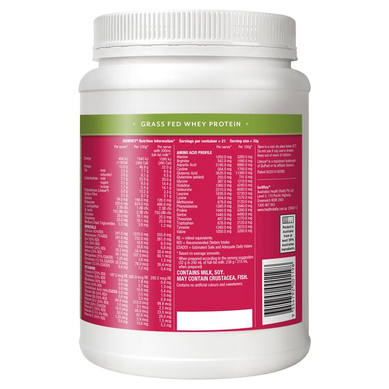 IsoWhey Complete Strawberry Smoothie 672g