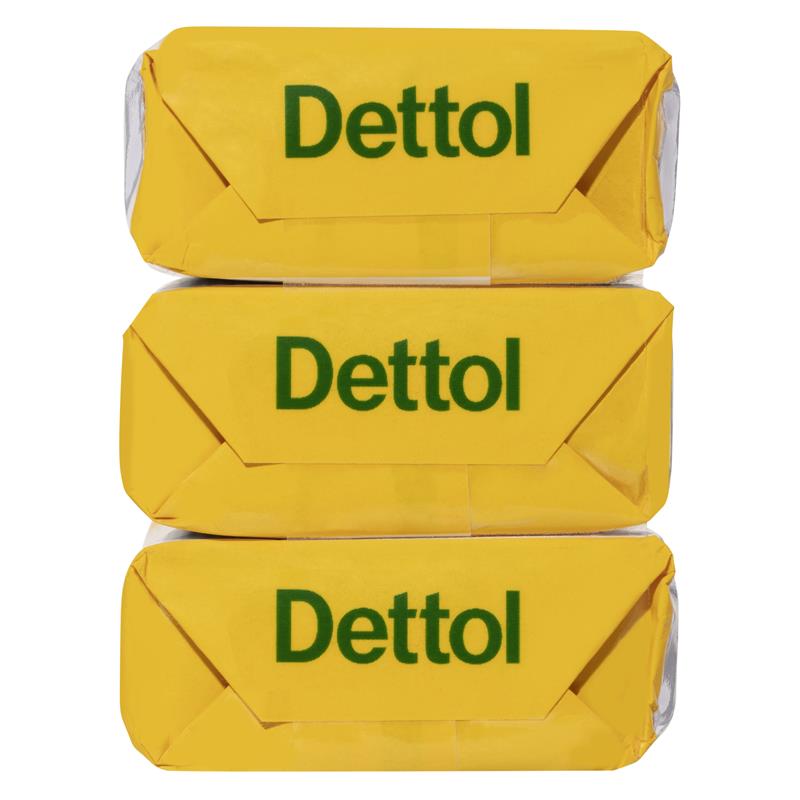 Dettol Citrus Fresh Bar Soap 3x100g