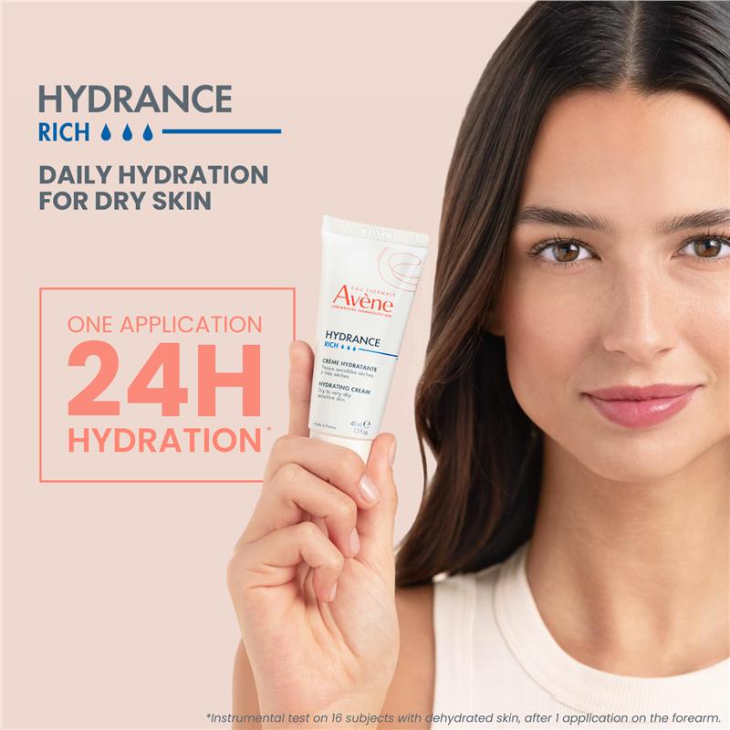 Avene Hydrance Rich Hydrating Cream 40ml - Moisturiser for dehydrated skin