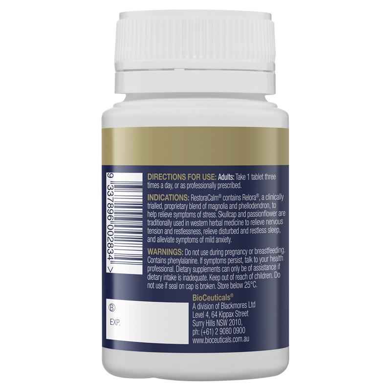 BioCeuticals RestoraCalm® 60 Tablets