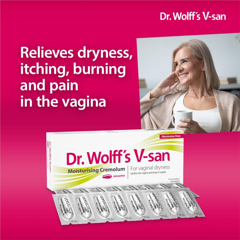 Dr Wolffs V-San Moisturising Cremolum Pessary
