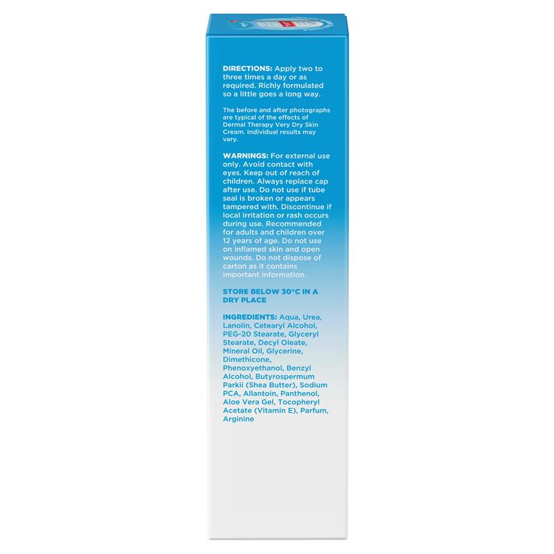 Dermal Therapy Very Dry Skin Cream 125g