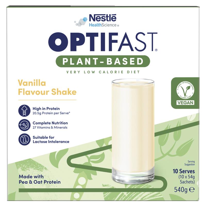 Plant-Based Meal Replacement Shake - Vanilla (10 x 54g)