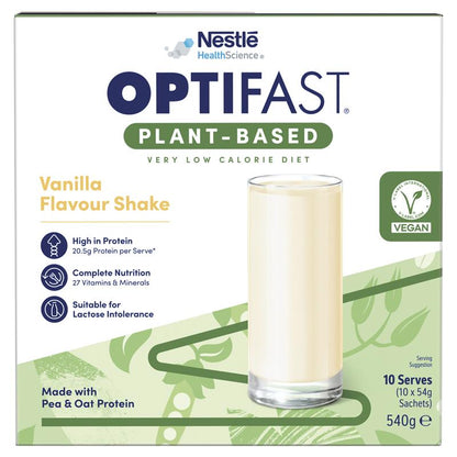 Plant-Based Meal Replacement Shake - Vanilla (10 x 54g)