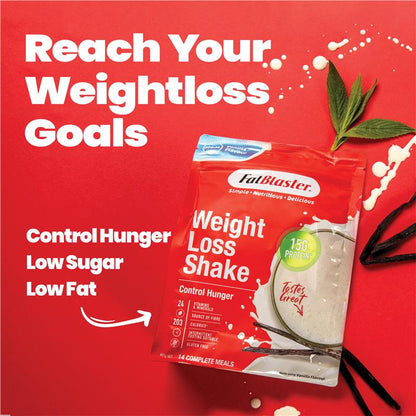 Fatblaster Weight Loss Shake Red Pouch Vanilla 465g