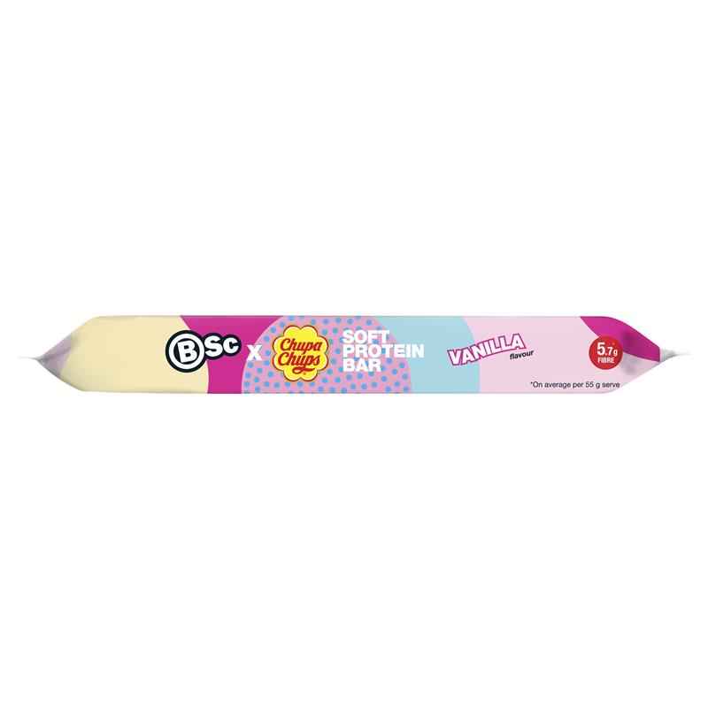 BSc x Chupa Chups Soft Protein Bar Vanilla 55g