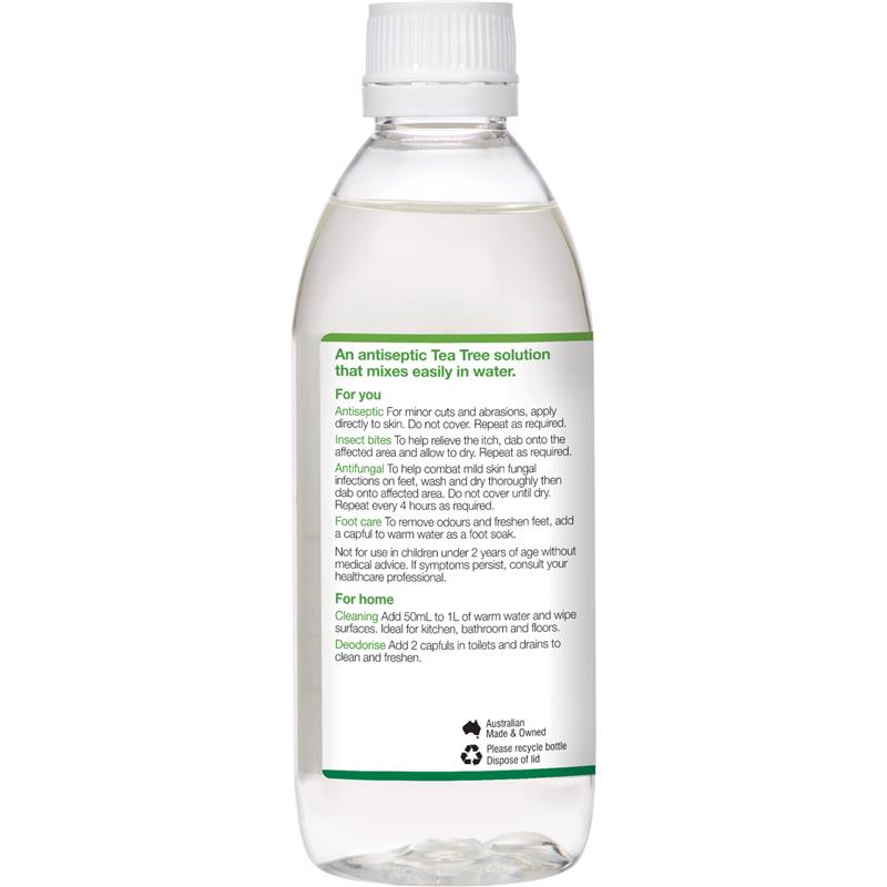 Bosisto's Tea Tree Solution 250ml