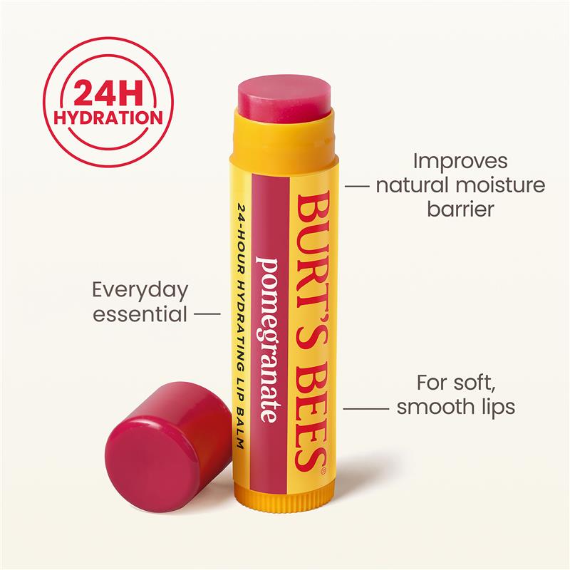 Burts Bees Replenishing Lip Balm With Pomegranate 4.25g