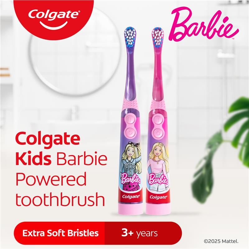 Colgate Toothbrush Kids Barbie Sonic Battery