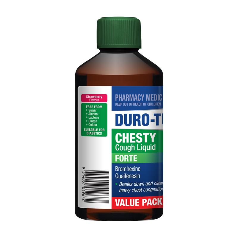 Durotuss Chesty Cough Liquid Forte 350ml