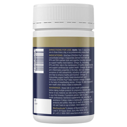 BioCeuticals UltraClean EPA/DHA Plus® 120 Capsules