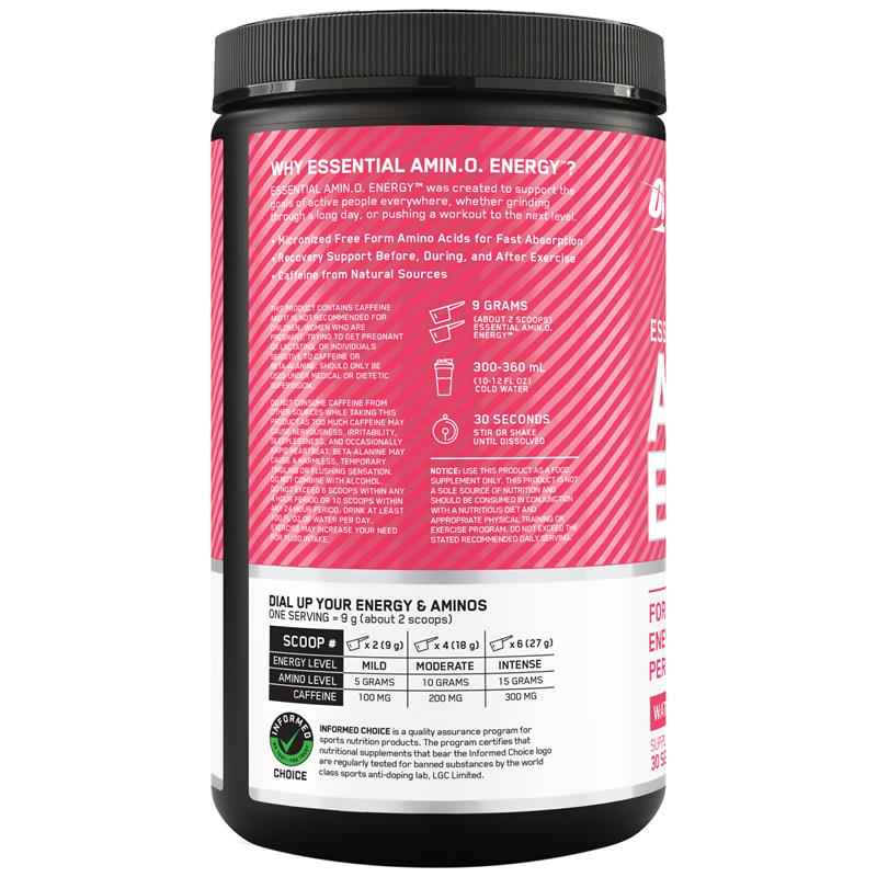 Optimum Nutrition Amino Energy Watermelon 30 Serve 270g