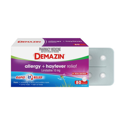 Demazin Allergy + Hayfever Relief Non-Drowsy 80 Tablets