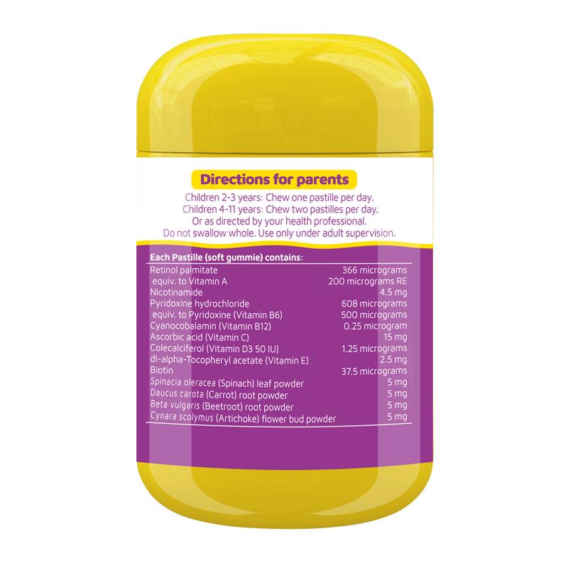 Nature's Way Kids Smart Vita Gummies Multi-Vitamin+ 60 Pastilles