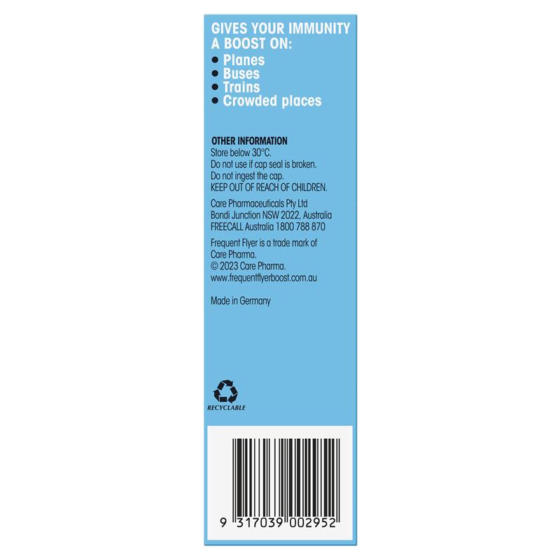 Frequent Flyer Immunity Boost Orange 15 Effervescent Tablets
