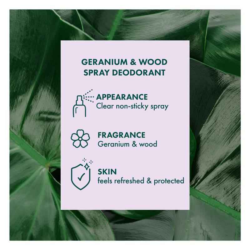Akin Geranium & Wood Deodorant Spray 150ml