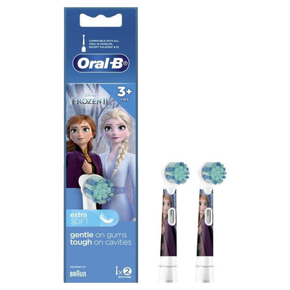 Oral B Power Toothbrush Kids Frozen Refills 2 Pack