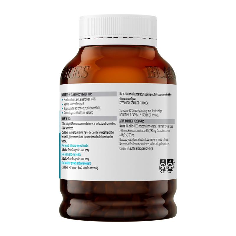 Blackmores Fish Oil 1000mg 400 Capsules