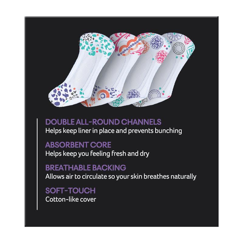U by Kotex Designer Series Liners Protect 30 Pack