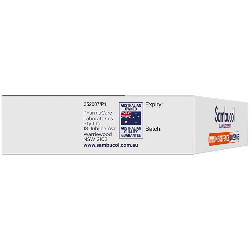 Sambucol Immune Defence- 20 throat lozenges