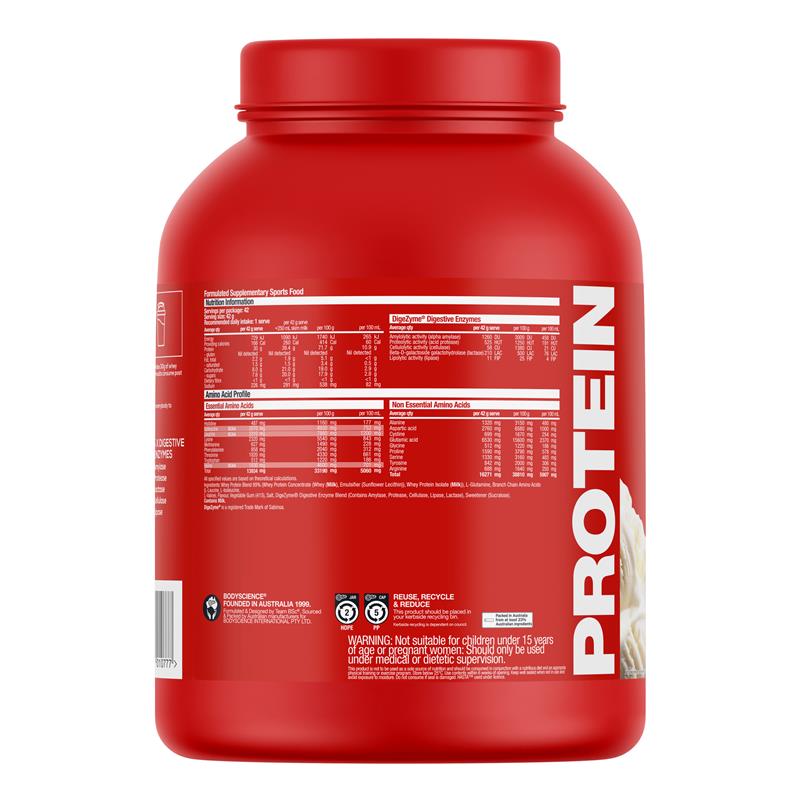 BSc Whey Protein Vanilla 1.8kg Tub