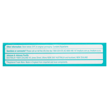 Imodium Zapid Diarrhoea Tablets 12 Pack