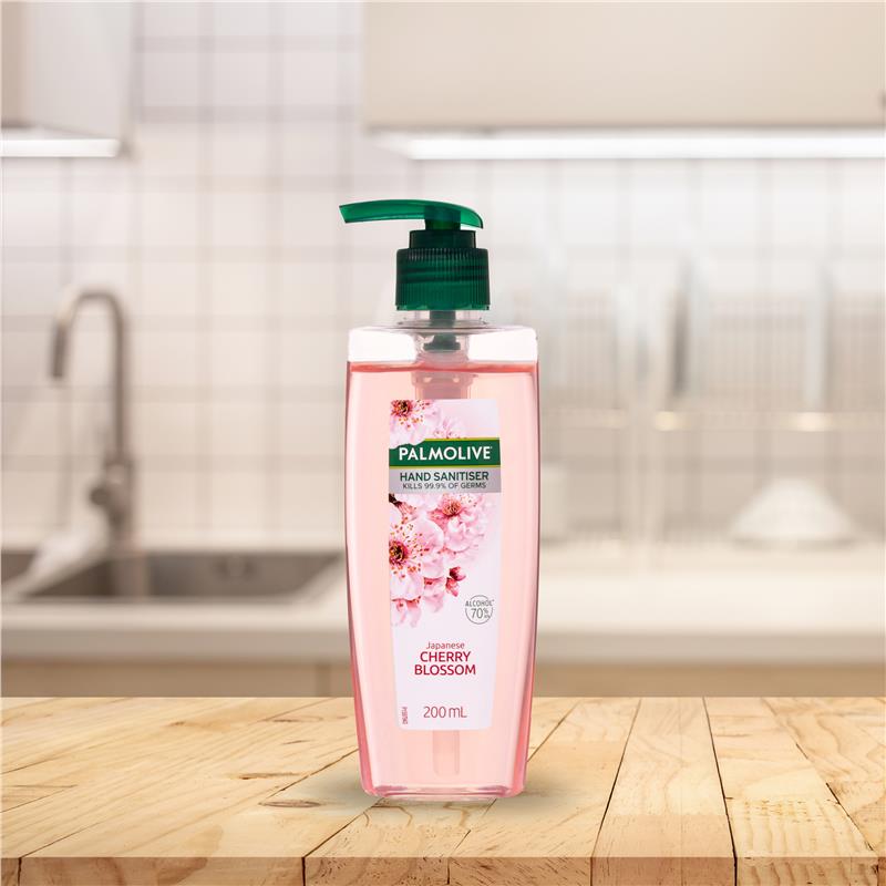 Palmolive Non-sticky Hand Sanitiser Japanese Cherry Blossom Pump 200mL