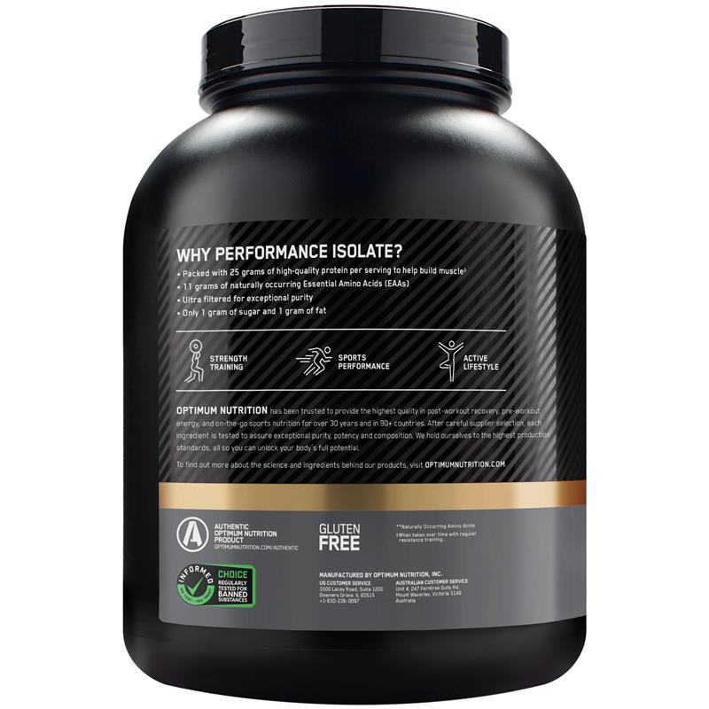 Optimum Nutrition Isolate Vanilla Softserve 2.27kg