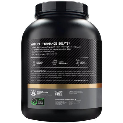 Optimum Nutrition Isolate Vanilla Softserve 2.27kg